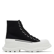 Alexander McQueen Tread Slick Lace Up Sneakers, Brand Size 35.5 ( US Size 5.5 )