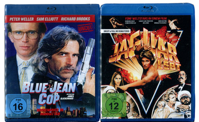 Blue Jean Cop + Jaguar lebt [Blu-ray] Sam Elliott, Peter Weller (Action)70`s80`s