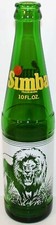 Vintage ACL soda pop bottle SIMBA 3 color Coca Cola lion pictured 10oz exc++