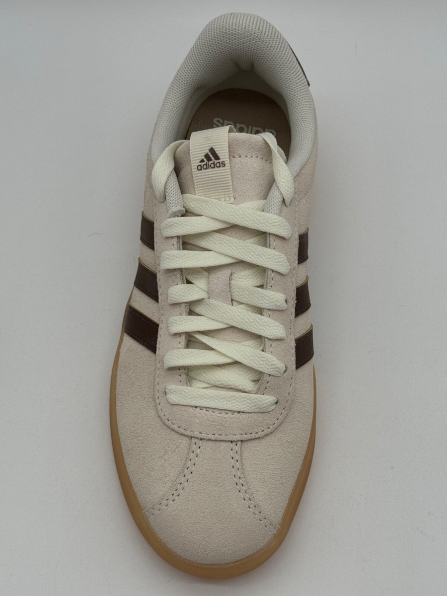 New Adidas VL COURT 3.0 SZ 6 WOMENS Sneakers SKATEBOARD in Off