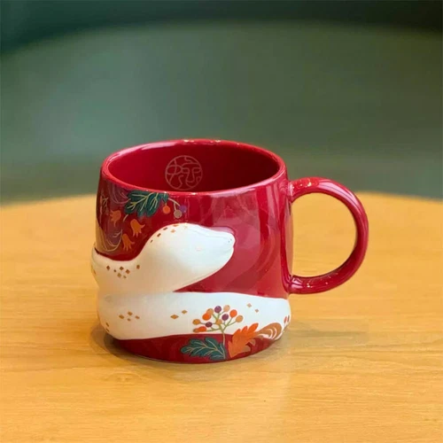Rare New Starbucks China 2025 Chinese Year of Snake 12oz Mug Ceramic Cup - Picture 2 of 6