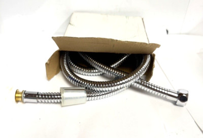 Universal 60-82'' Extendable Shower Hose .5 In Fip Abs Conical Fitting Chrome