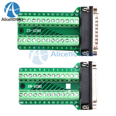 DB25 Terminal Nut Block Connector Signal Module Riveting Type Debugging Board