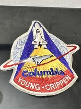 1981 Space Shuttle NASA Columbia Young Crippen Sew on Patch Astronaut