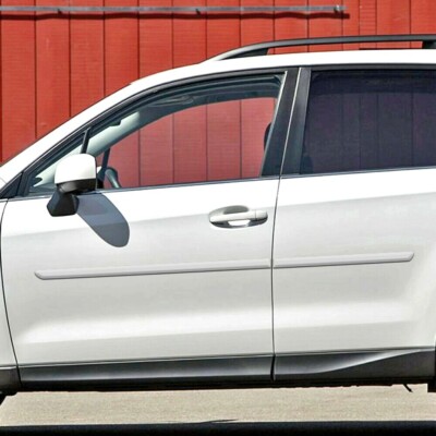 For: Subaru Forester 2009-2018 Painted Body Side Moldings #FE-FORESTER