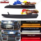 Smoked For 2008 2009 Pontiac G8 LED Rear Bumper Reflector Brake Tail Light Lamp