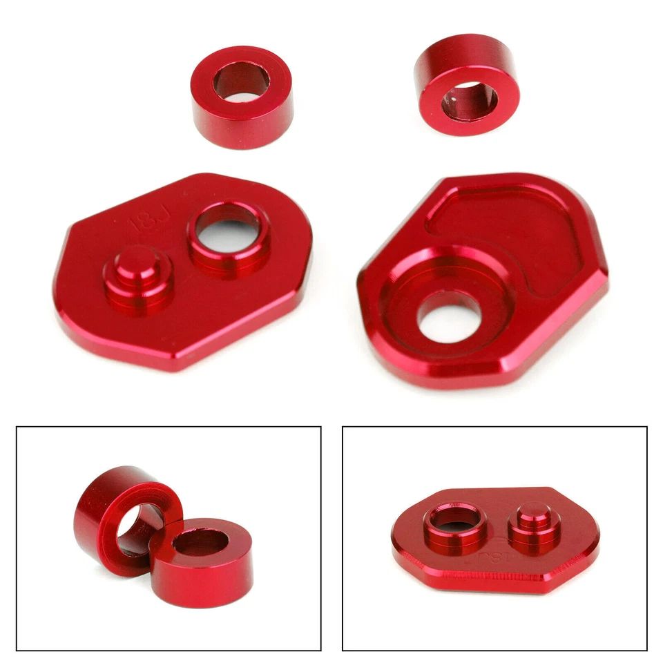 Aluminum Turn Signals Indicator Adapter Spacers for Honda MSX125 MSX125SF Red Foto 2 de 4