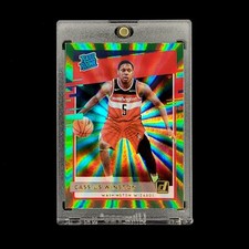 Cassius Winston RC 📈- 2020-21 NBA Donruss Green Laser Holo Rated Rookie - #249