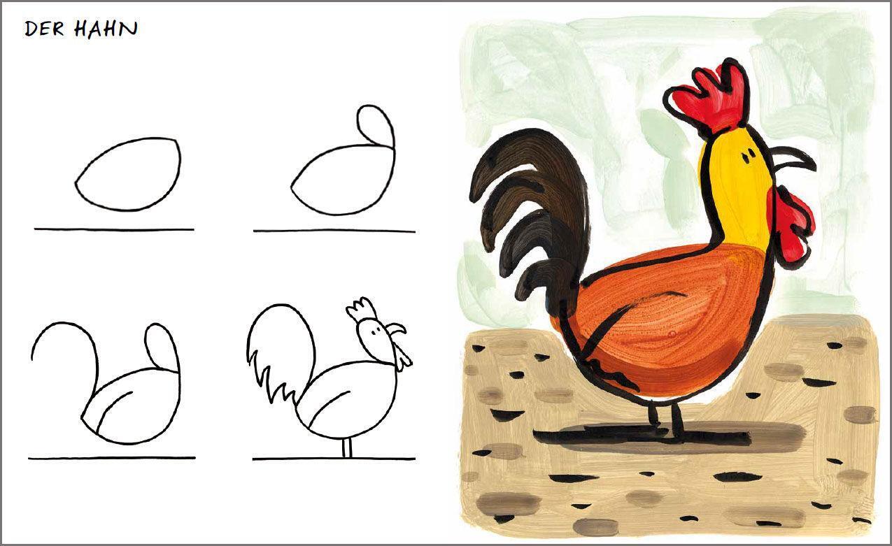 Thumbnail - All Die Schönen Tiere Zeichnen. Ganz Einfach In Vier Schritten.