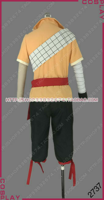 Fairy Tail: Dragon Cry Natsu Dragneel Cosplay Costume