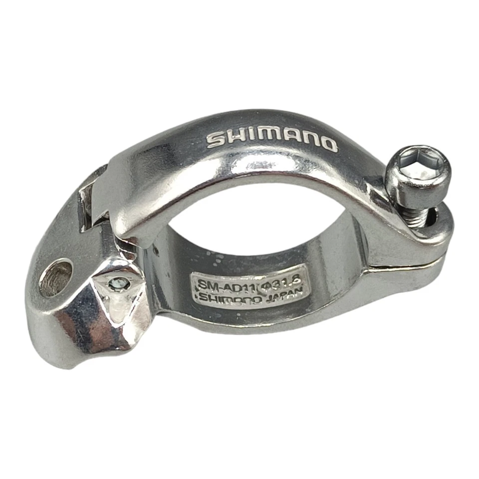 Shimano Clamp Braze-On 31,8 MM Dura Ace SM-AD11 Derailleur Road Adapter Chrome - Image 3 of 4