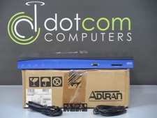 Adtran NetVanta 1200824G1 3458 Modular Router Rack Ears Console Cable and Power