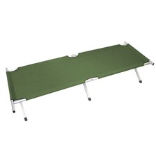 MFH US Aluminium Lit de Camp Survie Bushcraft Randonnée Voyage Militaire Olive