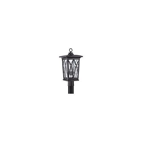 Quoizel GVR9010K 1-Light Grover Outdoor Lantern in Mystic Black - Picture 3 of 9