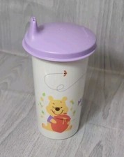 Tupperware Winnie The Pooh Sippy Cup Purple Lid