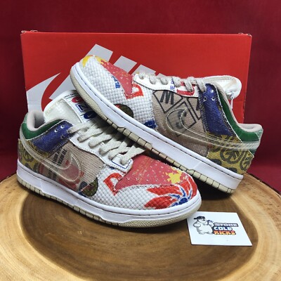 Nike Dunk Low SP City Market DA6125-900 Size 7.5 SB Travis Scott