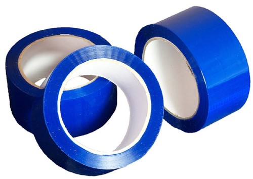 2 Rolls Of BLUE COLOURED Packing Parcel Tape 50mm x 66M 2" - Picture 7 of 7