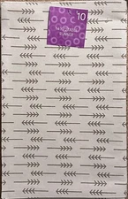 Brand New, PopShelf 14”X72” Table Runner; Beige with Brown Arrows
