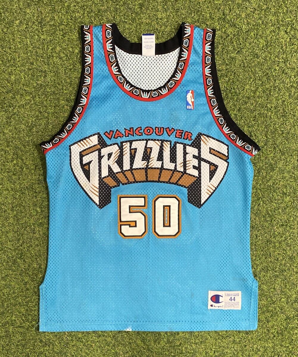 Vintage 90s Champion Vancouver Grizzlies Reeves Pro Cut Vintage 90s Champion Vancouver Grizzlies Reeves Pro Cut