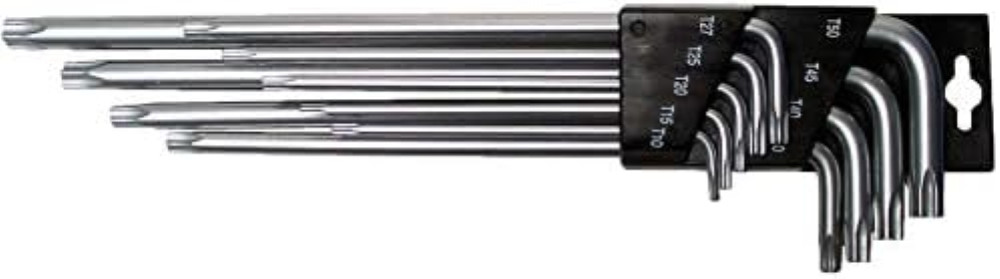 SW-Stahl 04494L Set Chiavi a Brugola 5 Stelle T10-T50 Professionali