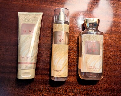 Bath and Body Works IN THE STARS 3pc Set. Fragrance, Body Wash & Body Cream.