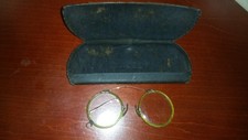 ww2 Japanese Tojo frame glasses vintage   RARE Bifocal  Antique collectible