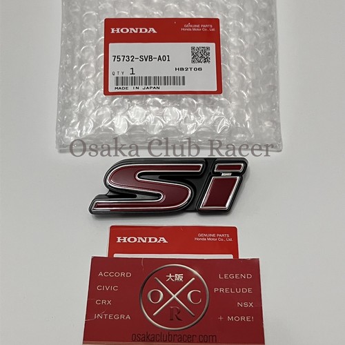 Genuine Honda 75732-SVB-A01 Front (Si) Emblem