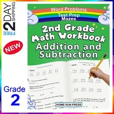 2nd Grade Math Workbook for Ages 6 8 Years Addition and Subtraction Timed Tests