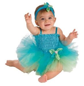 Adorable Baby Girl Ballerina Tutu Complete Costume Aqua Or Purple 6 9m Rubies Ebay