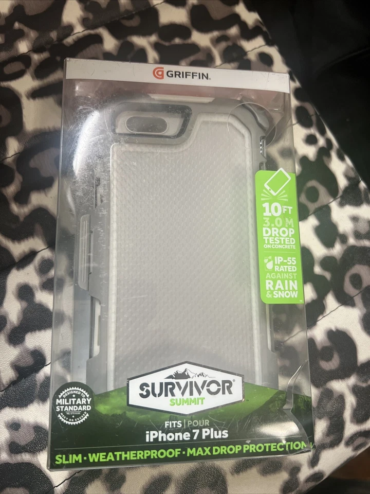 Funda Griffin Survivor para iPhone 8 Plus, 7 Plus, 6 Plus - Gris Foto 3 de 3