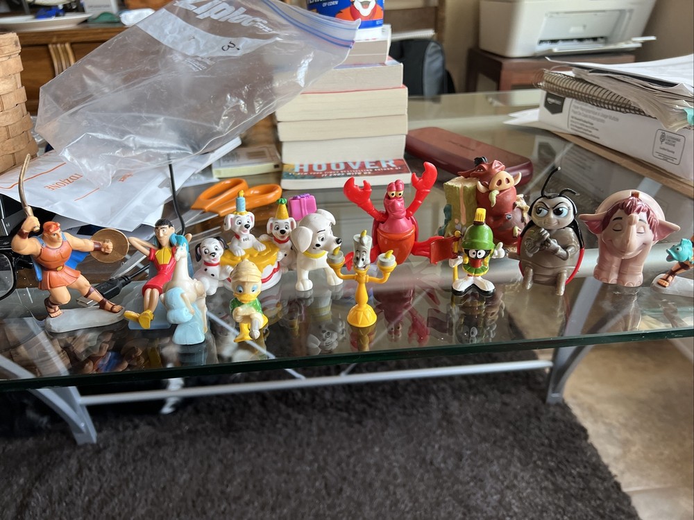 Disney Figurines / Cake Toppers Lot Of 13￼ Beauty And The Beast ￼ And Misc.