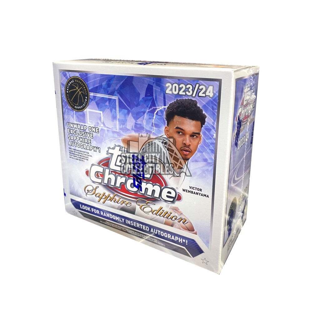 2023-24 Topps Chrome Basketball Sapphire Edition Box