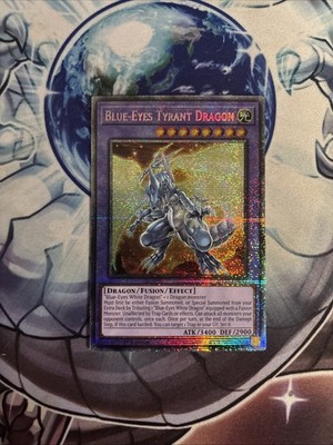 (YT) Yugioh Blue-Eyes Tyrant Dragon MP25-EN042 1st Edition Starlight Rare NM