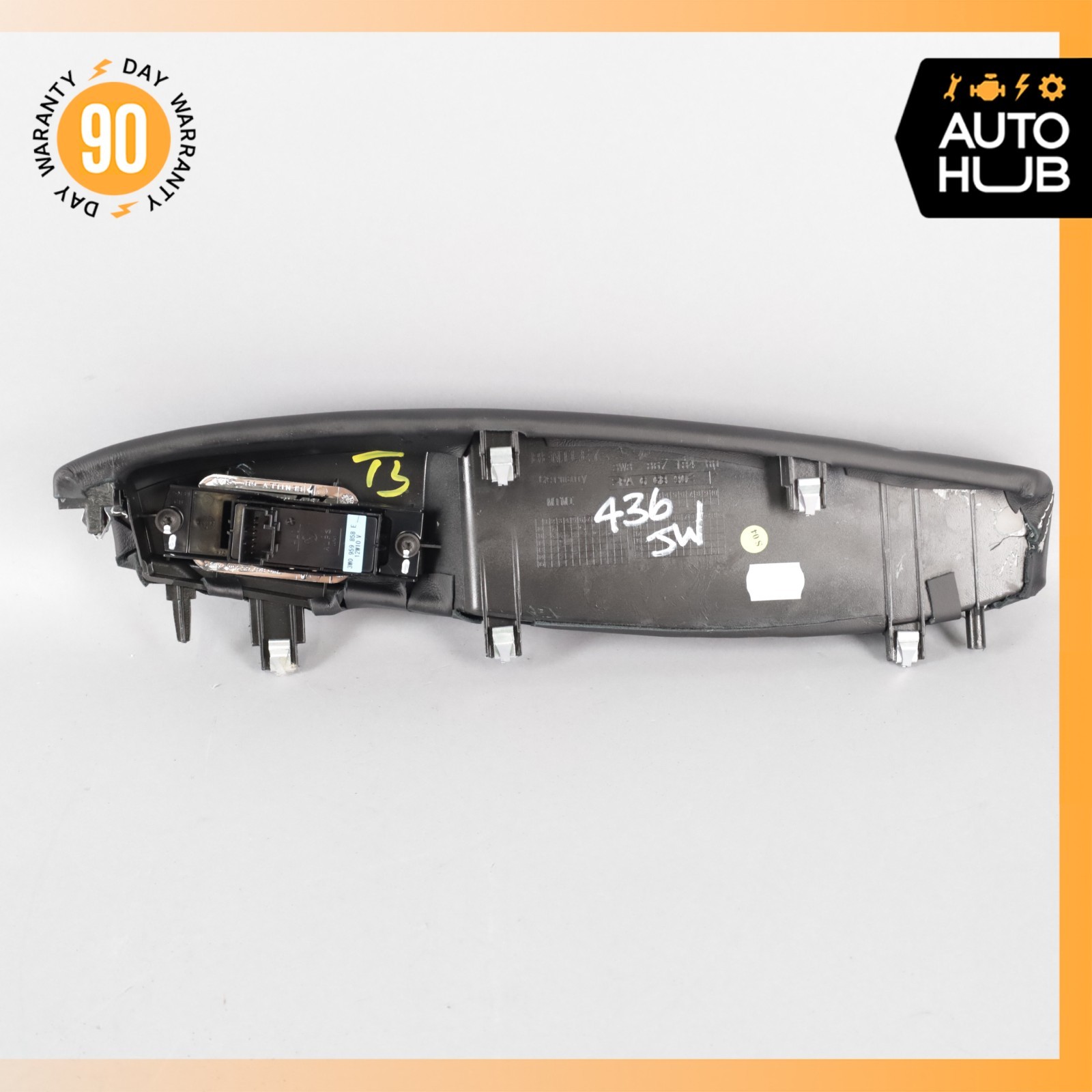 12-17 Bentley Continental GT Rear Right Interior Door Panel Armrest OEM 73k