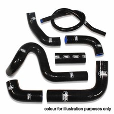 VINT BLACK Samco Silicon Rad Hoses fit Ducati 999 R / S 2005-2006
