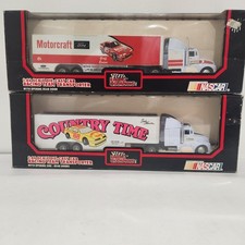 1/64 NASCAR SCALE RACING TEAM TRANSPORTER HAMILTON '91 AND BODINE '92 LOT