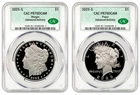 2025-S (PR70) Proof Morgan & Peace Silver Dollar  CAC Advance AR/AD Presale