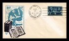 DR JIM STAMPS US COVER POSTAGE STAMP CENTENARY FDC SCOTT 947 BI-COLOR CRAFT