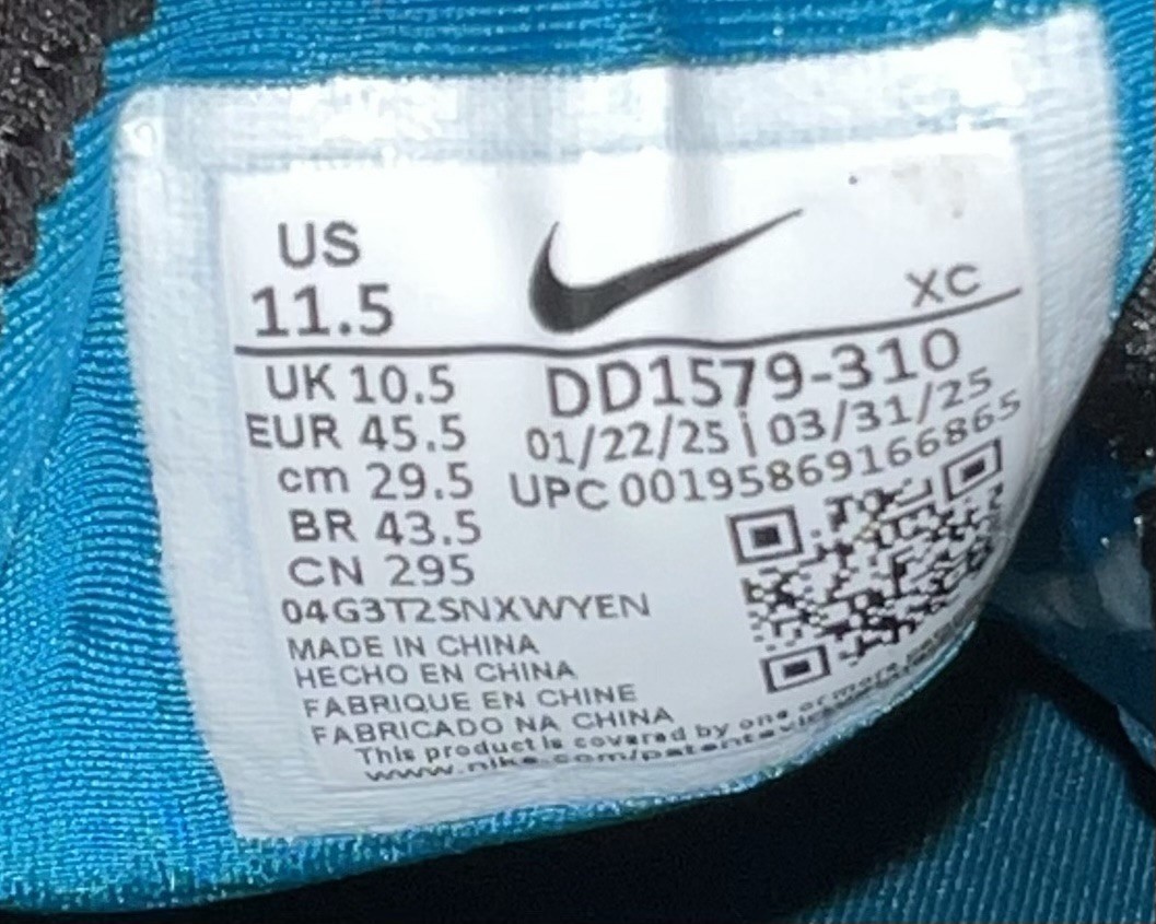 Nike Zoom Vapor Cage 4 Rafa Green Silver Tennis Shoes Men’s Size 11.5 DD1579-310 thumbnail 7