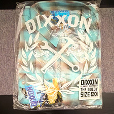 Dixxon Flannel Company The Goldy Blue/Brown Plaid Flannel Shirt 4XL Big & Tall
