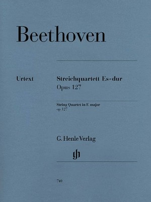 Beethoven String Quartet E Flat Major Op 127 Henle Urtext Sheet Music Book