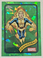 Cannonball 2025 Topps Chrome Sapphire Marvel Green Refractor /99 - #51