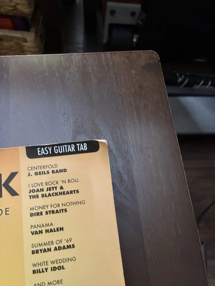 1980s Rock for Easy Guitar Notes & Tab Sheet Music Chords Lyrics 33 Songs Book - Image 2 of 4