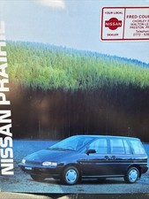 The Nissan Prairie Range Car Sales Info Brochure 1989