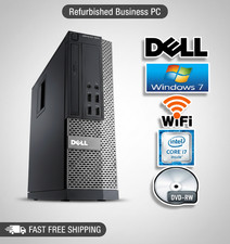 Dell i7 Desktop Computer PC  up to 32GB RAM, 3TB SSD  Windows 7  WiFi
