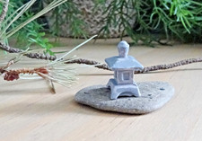 3x Mini Zen Figures - Pagoda, Pebbles - Make a Mini Zen Garden to Unwind ☯️ Calm