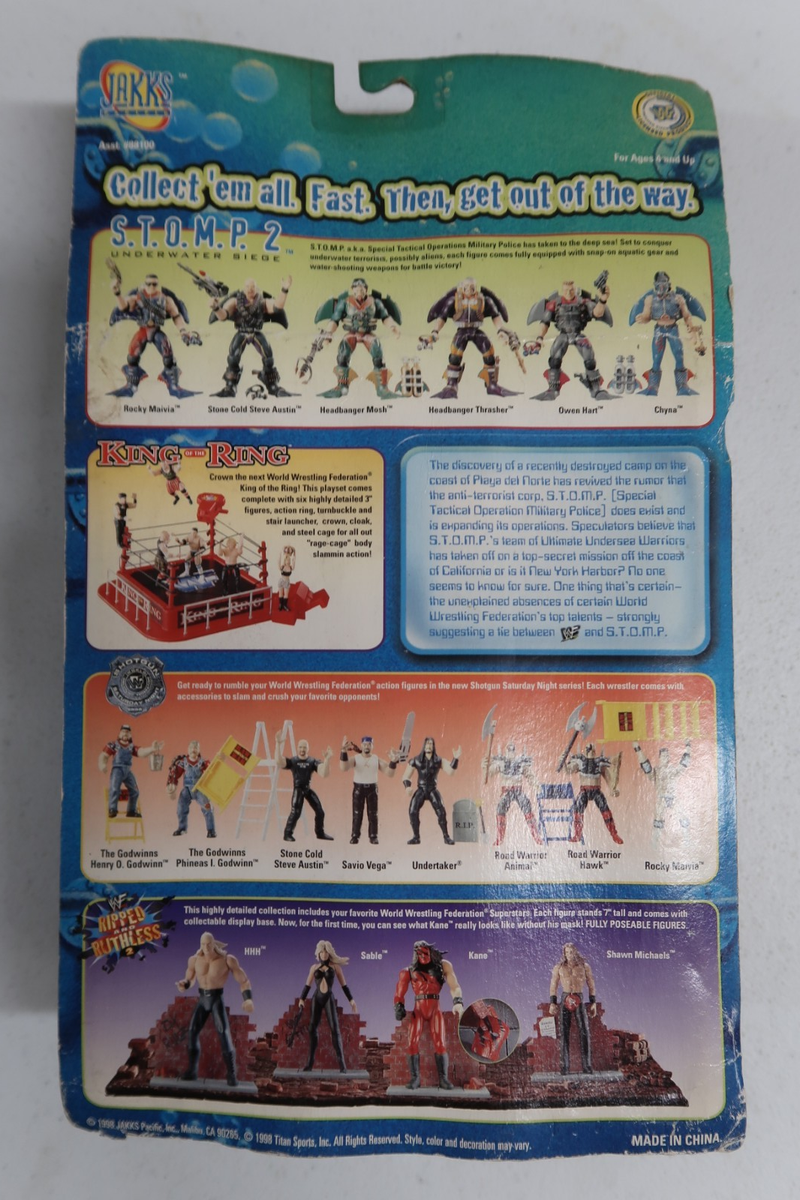 Jakks Pacific WWF Stomp 2 Underwater Siege Stone Cold Steve Austin