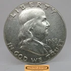 1963 Franklin Half Dollar, 90% Silver - #C59792NQ