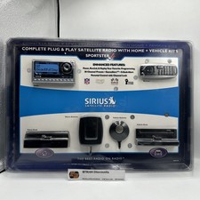 New Sirus Sportster 4 Satellite Radio Complete Plug Play Radio Home Vehicle Kit