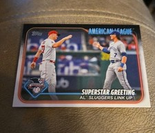 2024 Topps Series 2 Superstar Greeting #413 Bobby Witt Jr - Mike Trout